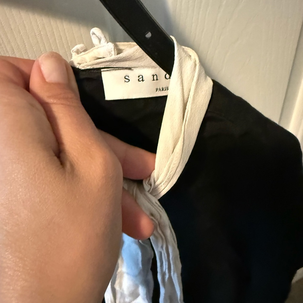 Mini satin dress